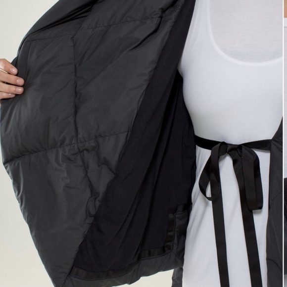 Lululemon Enfold Wrap Down Coat - Picture 8 of 13